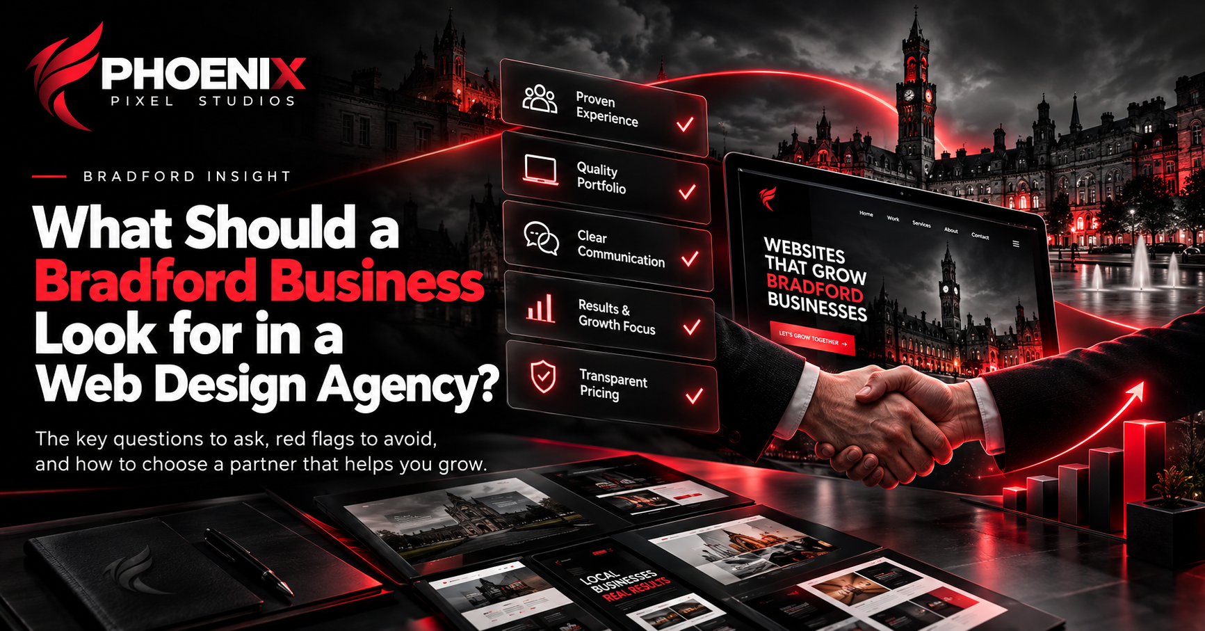 1. Choosing a web design agency in Bradford – Phoenix Pixel Studios
